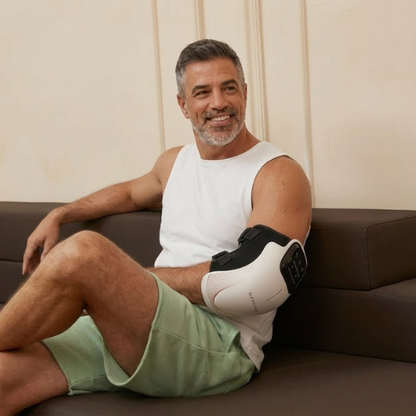 Masajeador de Rodilla Inalámbrico | Alivio del Dolor Articular por Infrarrojos, Calor, Láser y Vibración