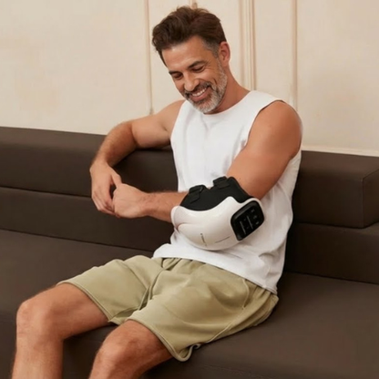 Masajeador de Rodilla Inalámbrico | Alivio del Dolor Articular por Infrarrojos, Calor, Láser y Vibración