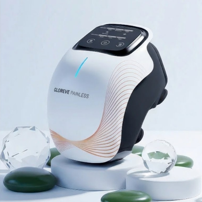 Masajeador de Rodilla Inalámbrico | Alivio del Dolor Articular por Infrarrojos, Calor, Láser y Vibración