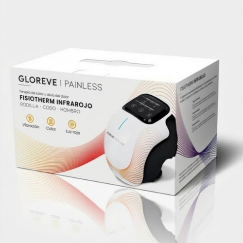 Masajeador de Rodilla Inalámbrico | Alivio del Dolor Articular por Infrarrojos, Calor, Láser y Vibración