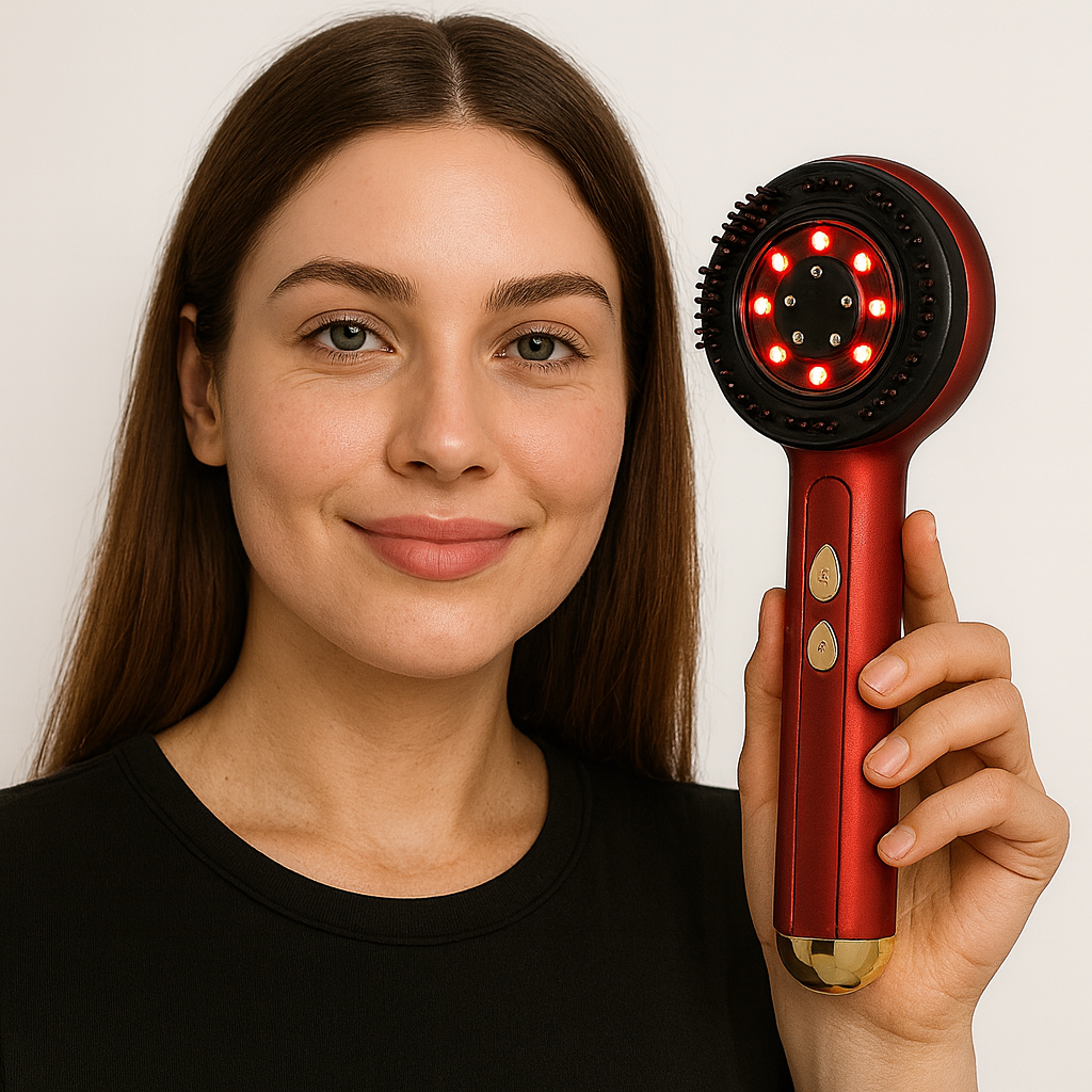 Peine Anticaída Capilar con Infrarroja y Microcorriente